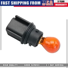 For Freightliner Cascadia Columbia Truck Headlight Turn Signal Socket W/Bulb US