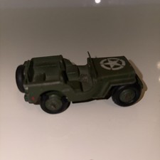 DINKY Toys Military Army #153 WWII  Missing Steering Wheel, tyre and windscreen 