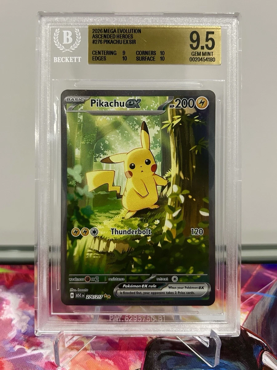 Pikachu Pokémon TCG Beckett Grading Services (BGS) Individual