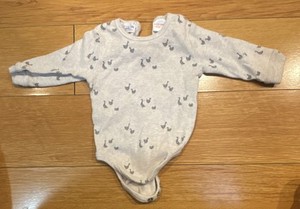 ZARA Animal Print Knit One-Piece Bodysuit for Baby Girl 1-3 Months