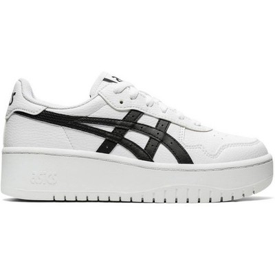 TOP! Asics Japan S Platform Sneaker Damen, White-Black, Gr. 39,5