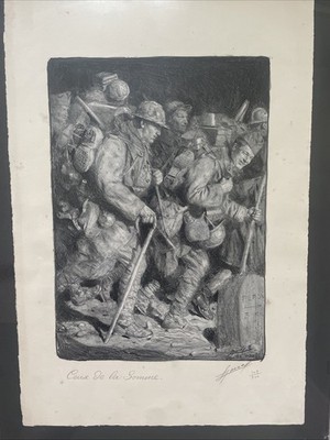 COLLECTIBLE! Lucien Hector Jonas  Ceux da la Somme.  (Those Of The Somme)