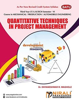 Dr. WAGHOLE - QUANTITATIVE TECHNIQUES IN PROJECT MANAGEMENT - paperbac - E555z