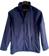 REGATTA Professional Fleece Lined NEW Softshell Bomber Jacket Large Navy Blue 