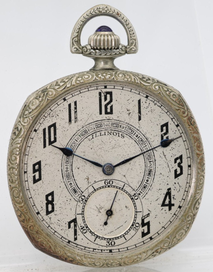 ILLINOIS GRADE 403, 12s 15j 2723247 POCKET WATCH SPARTAN CASE (KX)