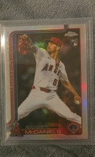 2025 Topps Chrome Update Series - Garrett McDaniels #USC20 Refractor (RC)