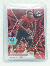 Adama Traore 2021 Panini Mosaic UEFA EURO - Mosaic Reactive Red #162 - Spain