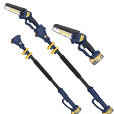 Cordless 2-in-1 Pole Saw & Mini Chainsaw, Compatible with DeWalt 20V Battery