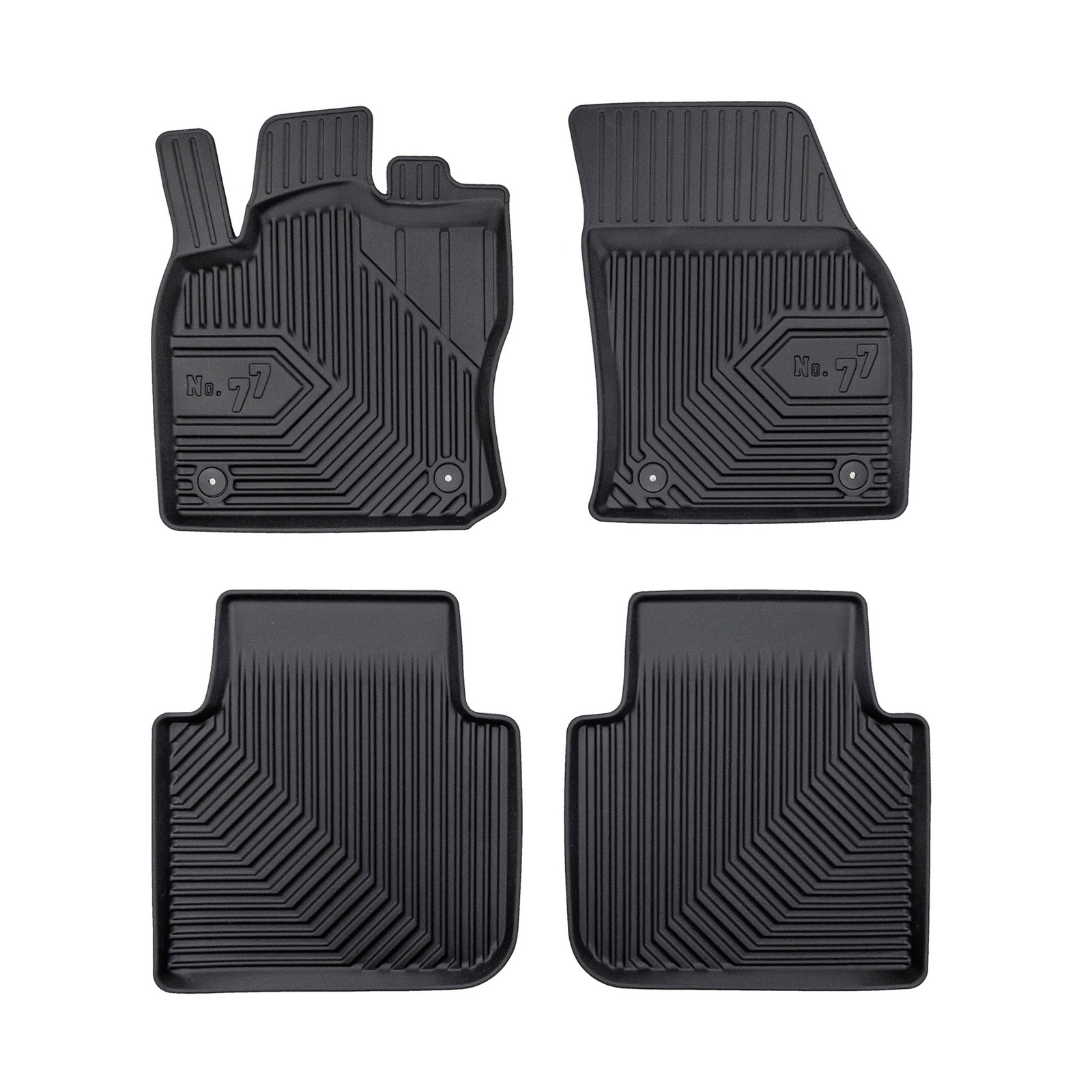 Tapis de Sol de Voiture pour VW Tiguan Allspace 2016-2024 TPE Imperméable Antidérapant
