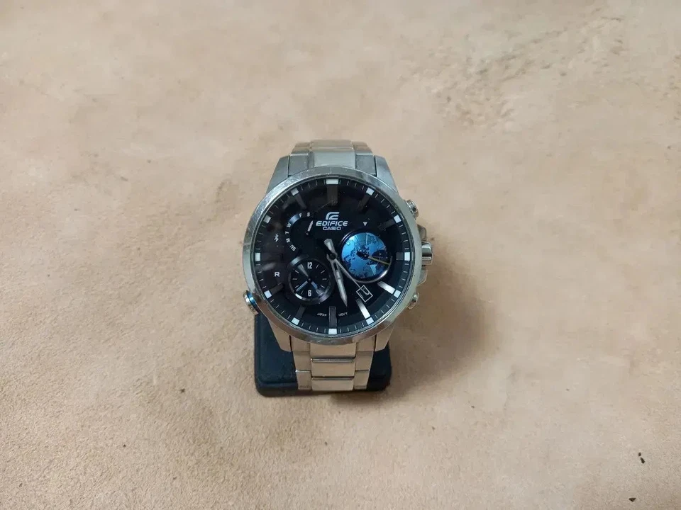 CASIO EDIFICE EQB-600D-1A2JF de Japón Bluetooth Solar Acero Inoxidable ¡Negro!! Foto 2 de 4