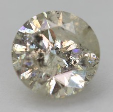 0.50 Carat H Color Round Brilliant Natural EARTH MINED Loose Diamond 4.93mm