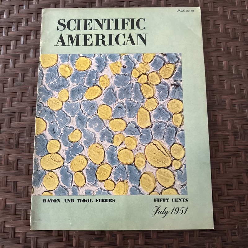Scientific American / July 1951 / Rayon & Wool Synthetic Fibers / Comets