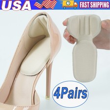 High Heel Cushion Insert Pad Shoe Liner Grip AntiSlip Insoles 4Pairs 