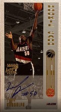 Zach Randolph Signed Rookie Card 135. rookie card picture