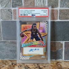 2024-25 Topps Chrome Antonio Reeves RC #FSA-AR Future Stars Autograph PSA 9