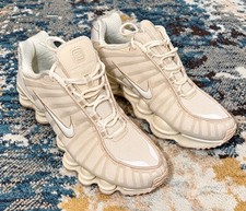 R  New Nike Shox TL Women  s Size 9,5 Pearl White Particle Soft Pearl IH5075-219