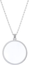 Magnifying Glass Necklace Monocle,5X Magnifying Glass Pendant,5X Necklace Magnif