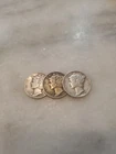 Lot Of Three Mercury Dimes.