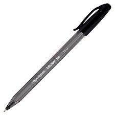Paper Mate InkJoy 100 Medium Point Black Ballpoint Pens, 12 Count