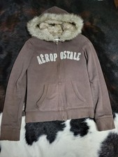 aeropostale zip up hoodie faux fur