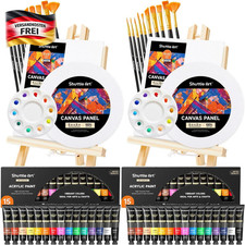 Shuttle Art 58 Acrylfarben Set, Malset Mit Ac...