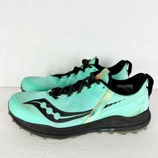 Scarpe da corsa Saucony Xodus Ultra Trail cool come nuove da uomo taglia 11 suola PWR Trac