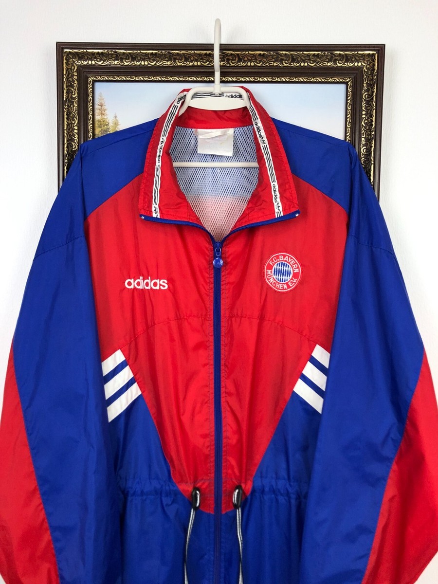 Vintage 90' Adidas Bayern Munich Football Jacket Soccer Track