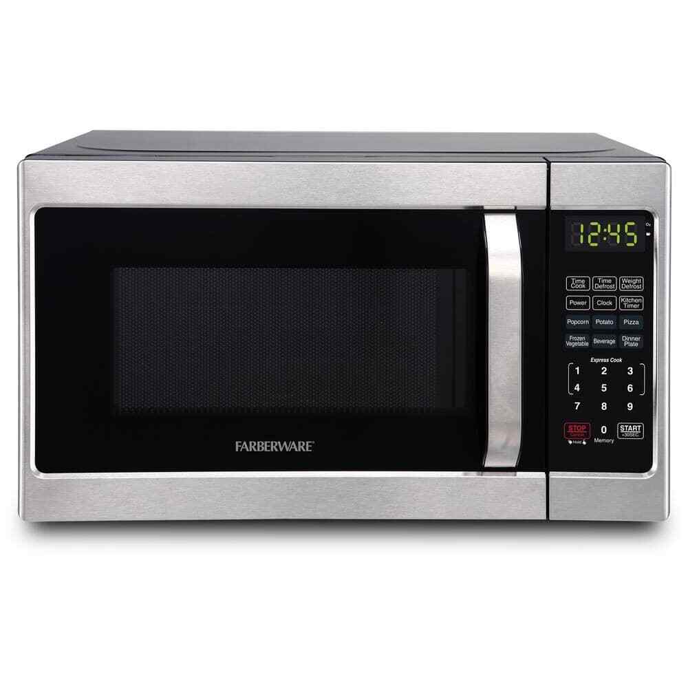 Classic 0.7 cu. Ft. Countertop Microwave in Brushed Stainless Steel