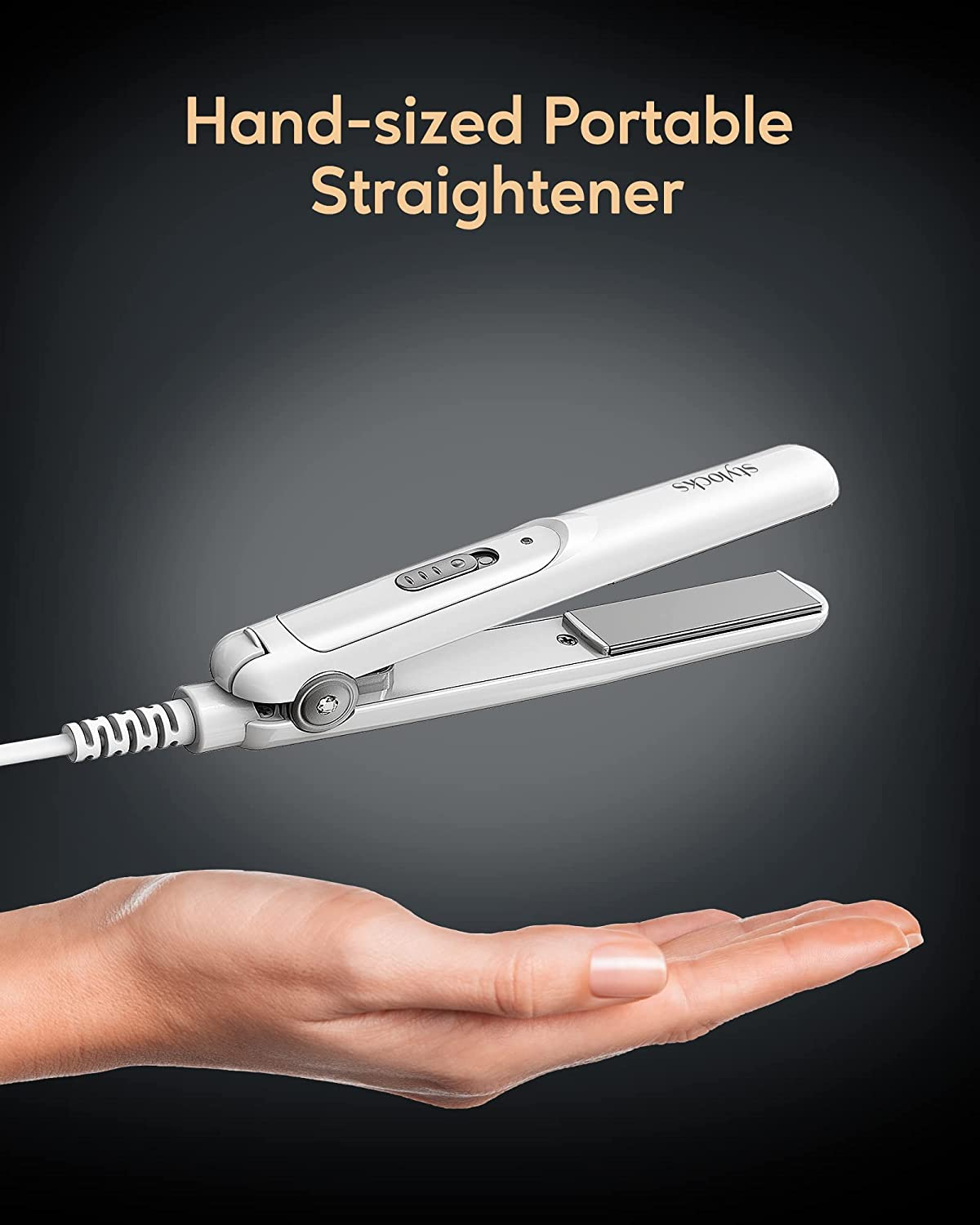 Mini Hair Straightener for Short Hair, Small Straighteners Travel Size