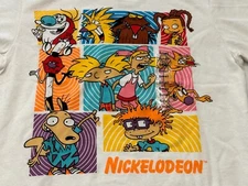 nickelodeon t shirt size S M L XL character Vintage Look Nick Jr Beaver Chuckie