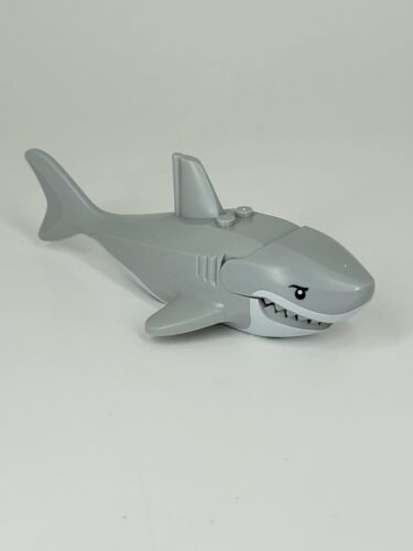 NEW LEGO GREAT WHITE SHARK minifig figure large ocean animal 60379