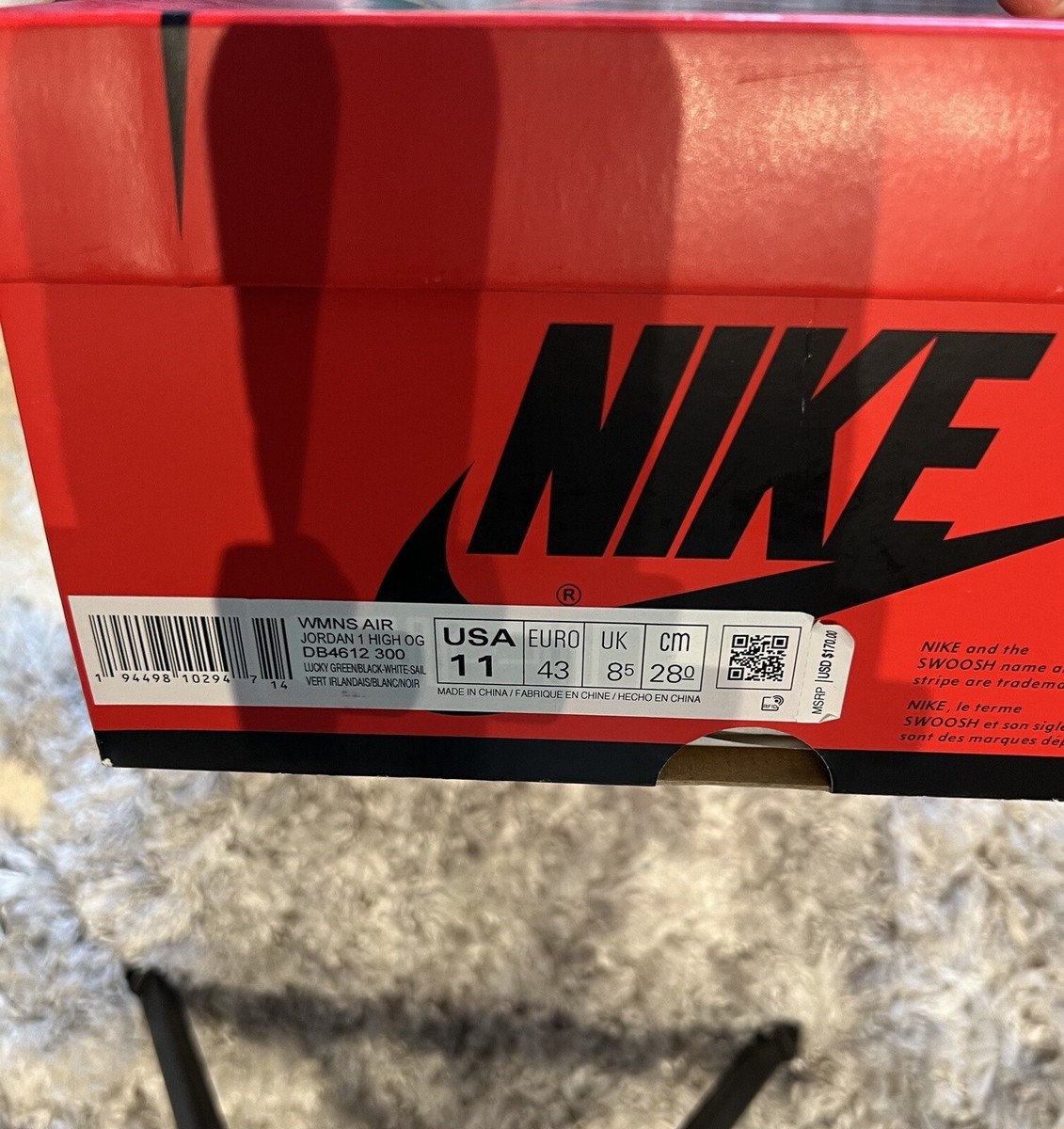 シン Jordan 1 Retro High OG Lucky Green 194498102947| eBay