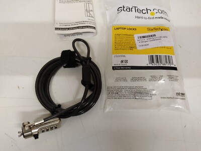 StarTech.com Notebook Schloss Laptop Zahlenschloss Sicherheitsschloss 2m Neu.