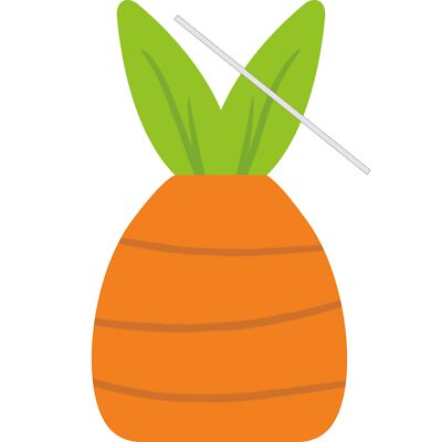 Easter Carrot Treat Bags Plastic Loot Sweet Bags Egg Hunt Bags Teacher Treats