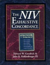 The NIV Exhaustive Concordance ( A Regency Re...