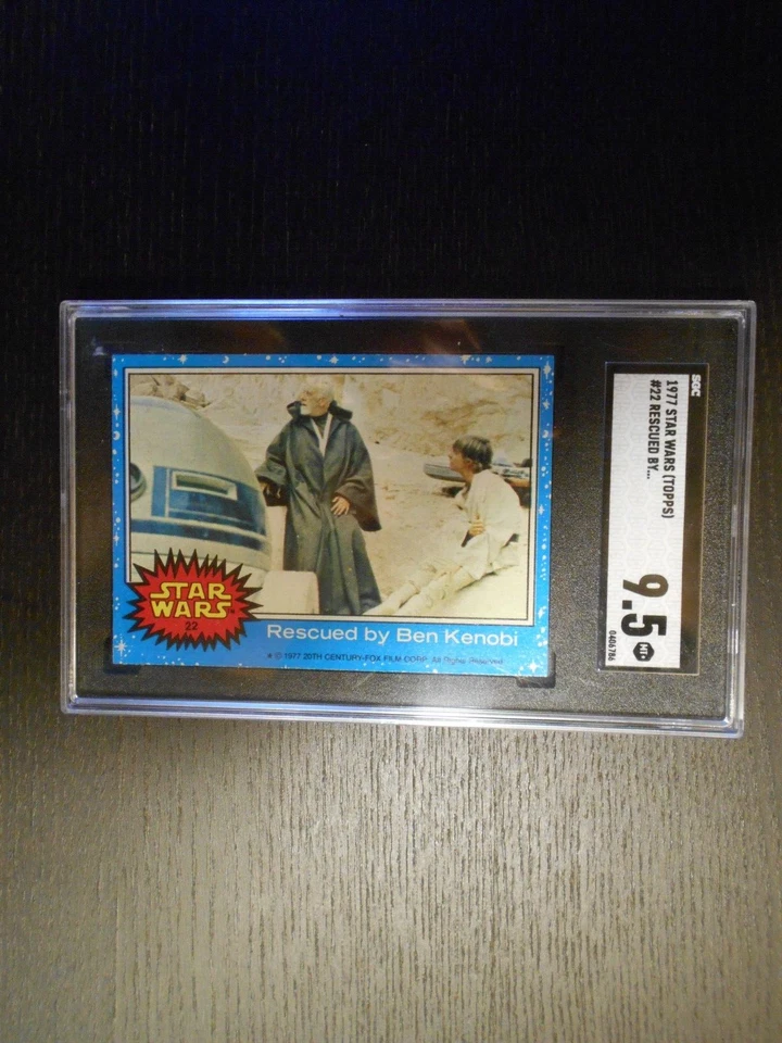 1977 STAR WARS (Blue) 22 Rescued By Ben Kenobi SGC 9.5 (PSA 10/APR $1,500) GEM💎 - Image 3 of 3