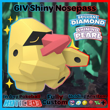 ✨ Shiny NOSEPASS 6IV ✨ Pokemon Brilliant DIAMOND and Shining PEARL +MasterBall