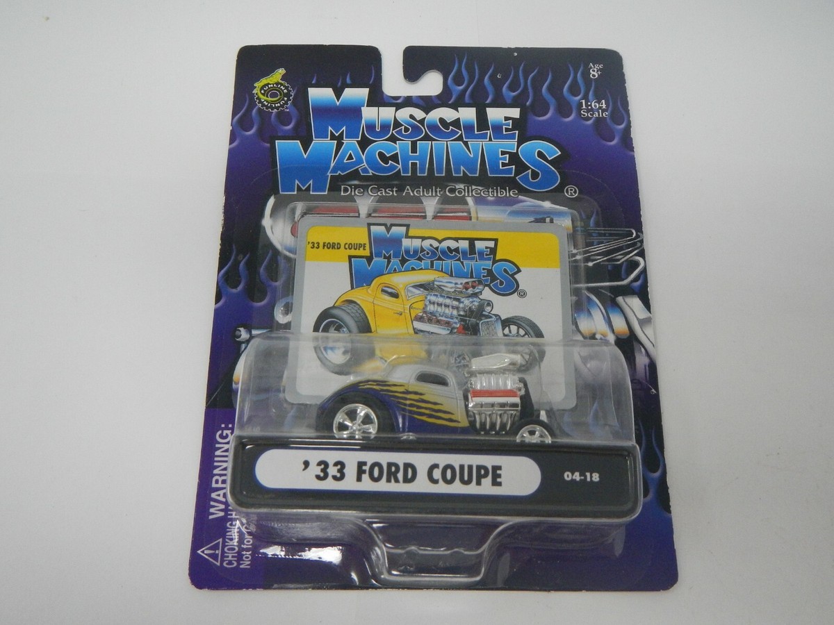 ミニカー MUSCLE MACHINES'33 FORD COUPE 1/18 ミニカー MUSCLE MACHINES'33 FORD COUPE 1/18 Muscle Machines