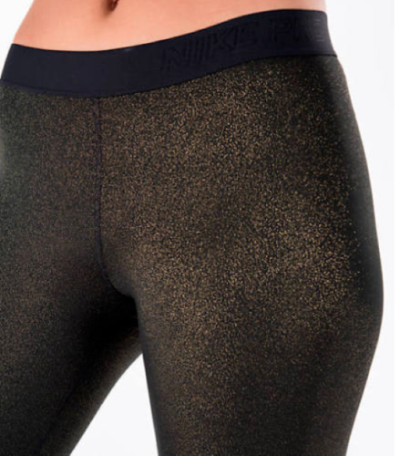 nike women's metallic taping tights