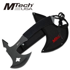 THROWING TOMAHAWK Mtech Black Blade Survival Tactical Axe Battle Hatchet 10.75in