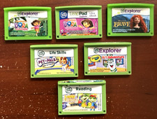 6 Leap Frog LeapPad Explorer Learning Game lot LeapPad 1 2 3 XDI Ultra Ultimate