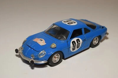 A20 1:24 BBURAGO BURAGO 101 0101 RENAULT ALPINE RALLY BLUE NEAR MINT ETAT - Photo 1/4