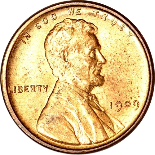 1909 VDB 1C Lincoln Wheat Cent UNC RD K18662
