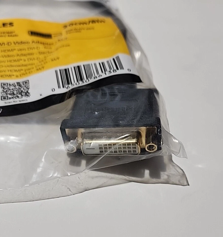 10x StarTech 8in Mini HDMI to DVI-D Video Adapter - M/F HDCDVIMF8IN (Pack Of 10) - Image 4 of 4