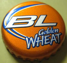 BL GOLDEN WHEAT used Beer CROWN, Bottle CAP, Bud Light, Budweiser, MISSOURI 