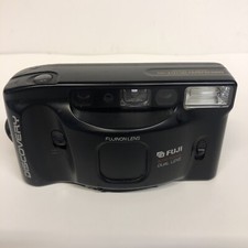 Fuji Discovery 35 Film Camera 180 TELE Dual Lens Auto Focus - Tested Works