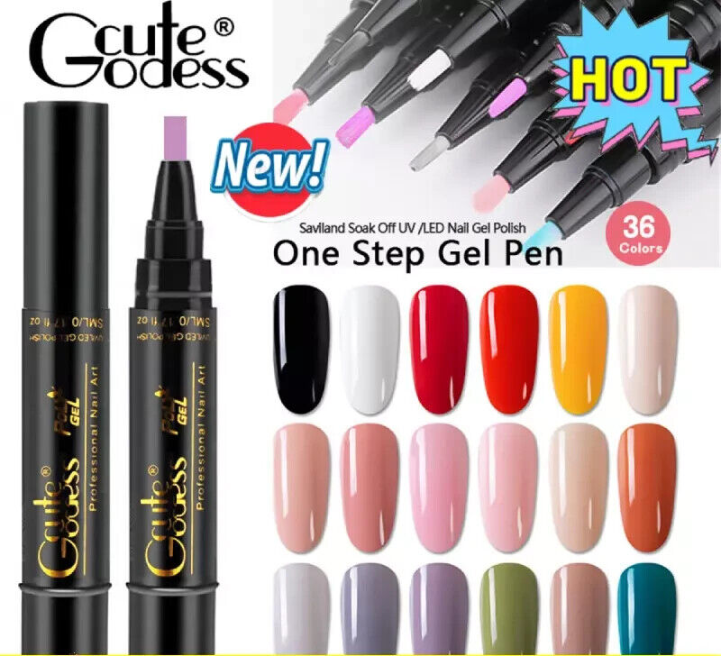 In Gel Polish Nail Art Pen One Step Gel Varnish Base Coat Pencil  Manicure