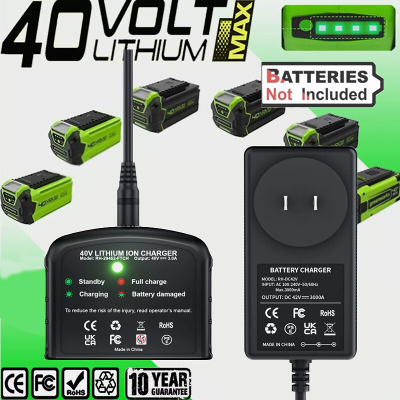 NEW 40V Charger 29482 For Greenworks 40V Battery 29472 29462