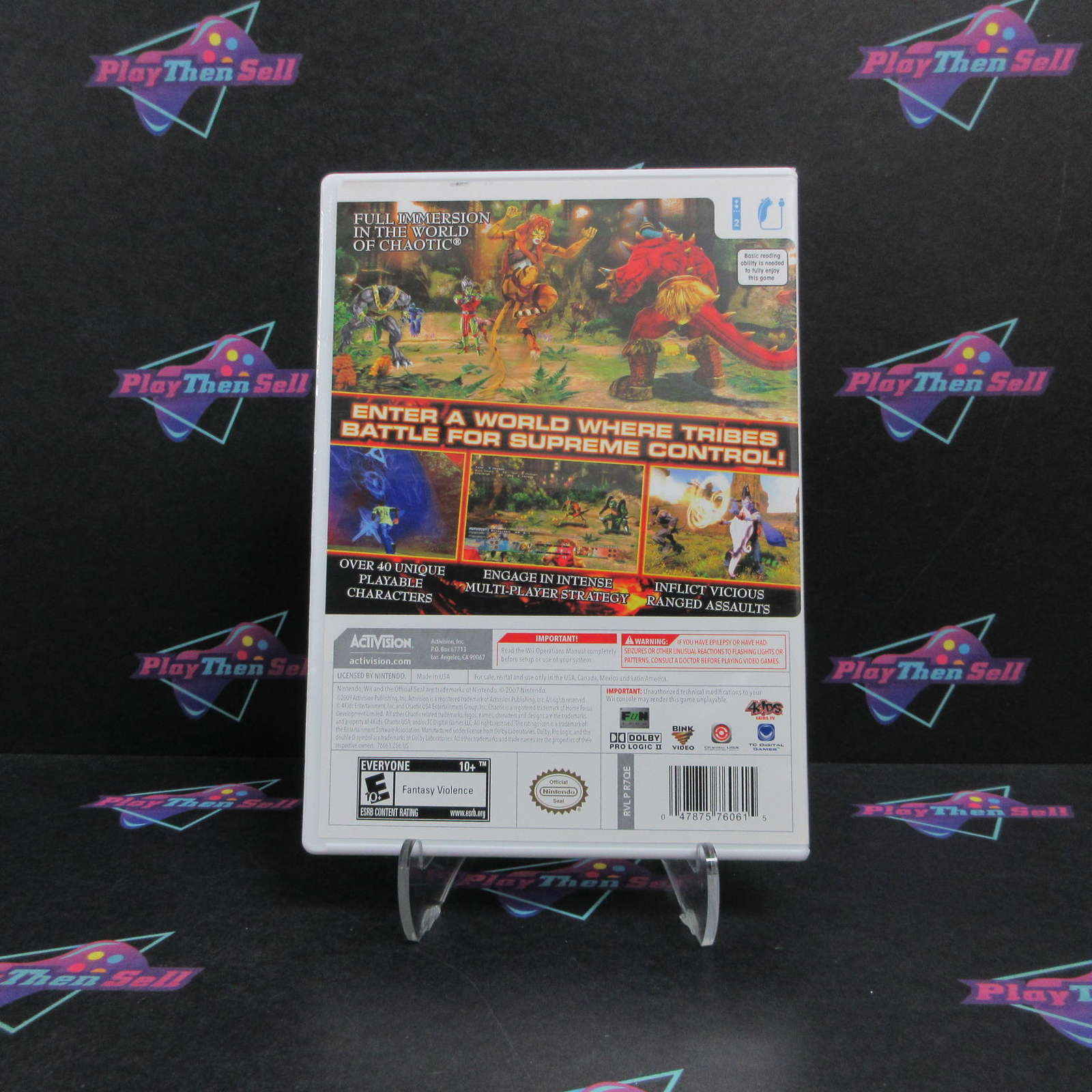 Chaotic Shadow Warriors Nintendo Wii Complete - 1 Year Warranty EX Cond