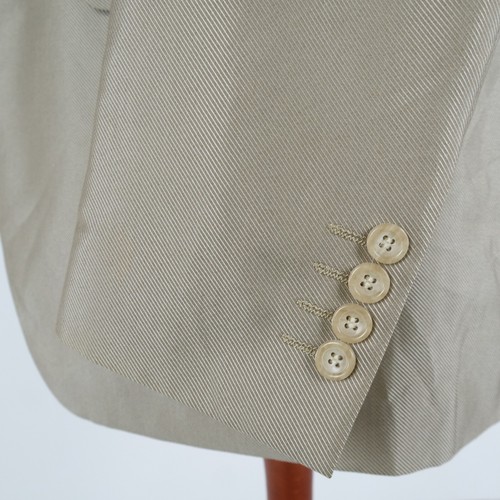 Mens Beige Sport Coat 44R US Size HIERRO Blazer Jacket - Picture 8 of 11